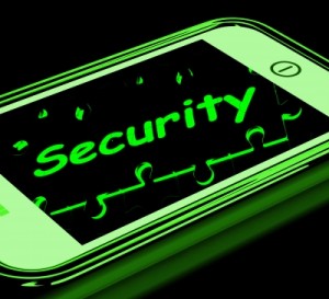 Security On Smartphone Shows Secure Password by Stuart Miles / Freedigitalphotos.net